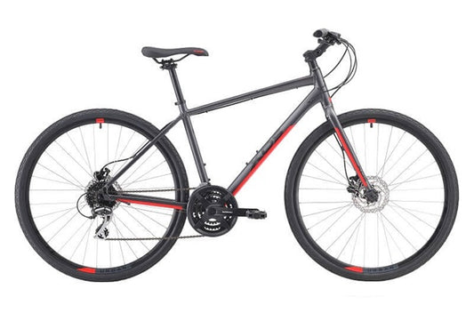 Urban 1 black&red700C*18" 24SP,Hydraulic disc brake