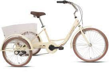 kron city bike tricycle adult - Beige