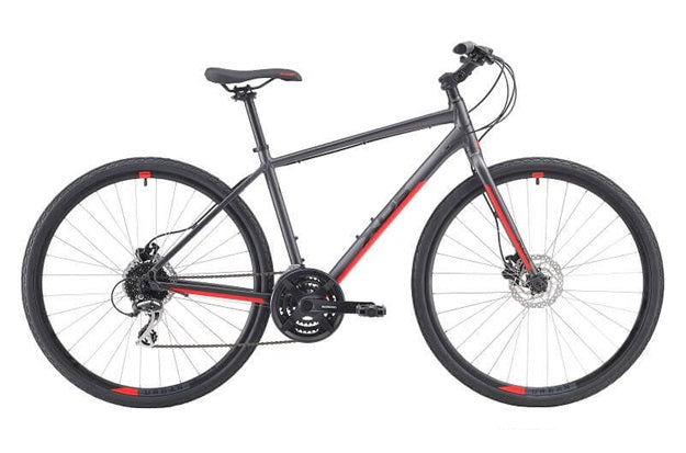 Urban 1 black&red700C*18" 24SP,Hydraulic disc brake